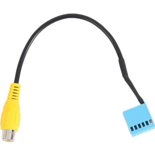 Car Cable Plastic Metal Car RVC Rear View Camera Cable Adapter Replacement for Volkswagen Golf VI Jetta 5 6 MK5 MK6 Passat B6