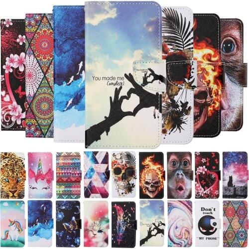 Painted Cute Case For Coque Samsung Galaxy A12 A32 A42 A52 A72 A11 A21 A31 A41 A51 A71 A20S A21S A50 A50S Flip Stand Cover D20F