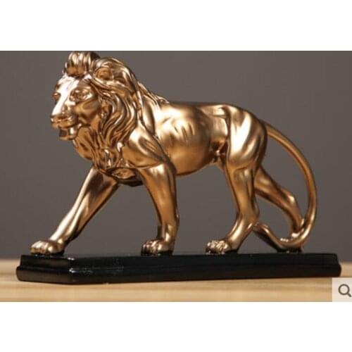 NORDIC STYLE DECORATED OFFICE LIONS CREATIVE LION DECORATE HOME TASTE WINE ARK SITTING ROOM ADORNMENT DECORATES HANDICRAFT GIFT