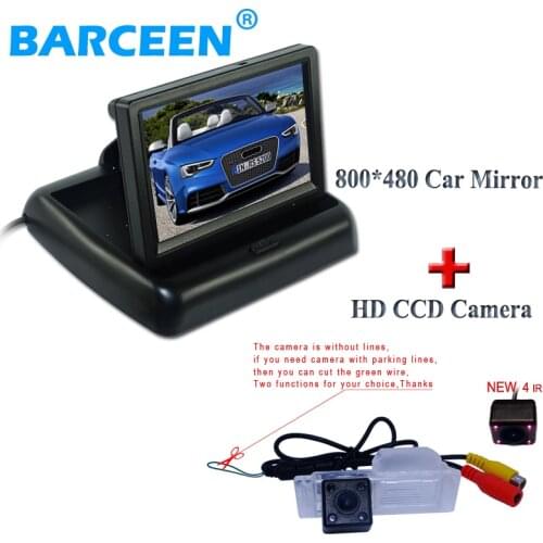 Collocation suit with 4.3" car display monitor and hd ccd car rear camera for Chevrolet Cruze Hatchback high quality