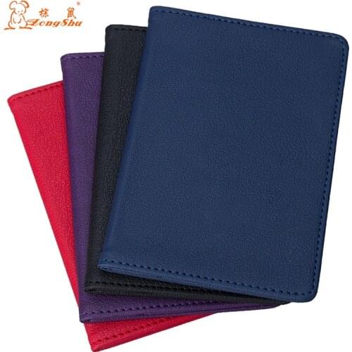 Complex Designed Multi Purpose Passport Cover Cute Credit Card Holder Pu Leather Passport Travel Wallet (Custom Available)