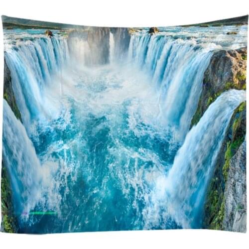 Natural LandscapeTapestry Wall Hanging Cloth Bed Spread Beach Towel Table Cloth Yoga Mat House Decoration Living Room Decoration