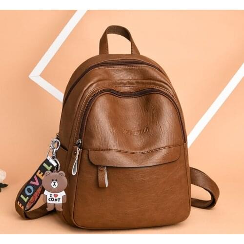 2020 new mother backpack all-match casual anti-theft bag female large capacity simple fashion girl travel backpack