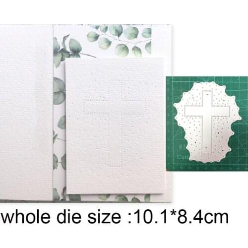 Cross Background Frame New 2021 Metal Cutting Dies for Scrapbooking Paper and Card Making Decorative Embossing Dies Craft dies