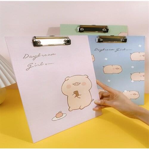 A4 plate clamp Folder stationery splint Students writing board Paper backing plate Test paper data office storage folder