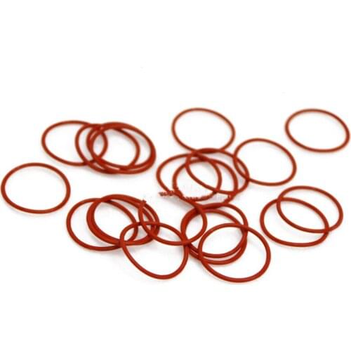 Food grade silicone O-ring, outer diameter 36-70* wire diameter 3mm, red rubber sealing gasket, waterproof and high temperature