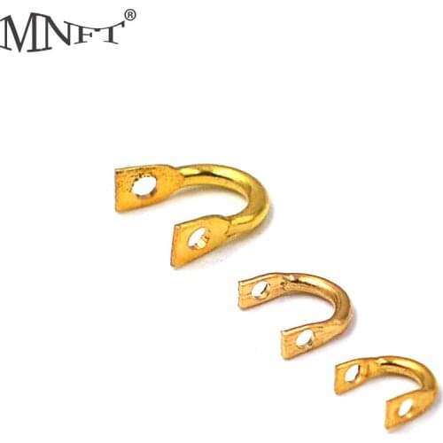 Size S, M, L 50PCS/lot Fishing Spinner Easy Spinner Clevises Folded Spoons DIY Fishing Lures Baits Accessories