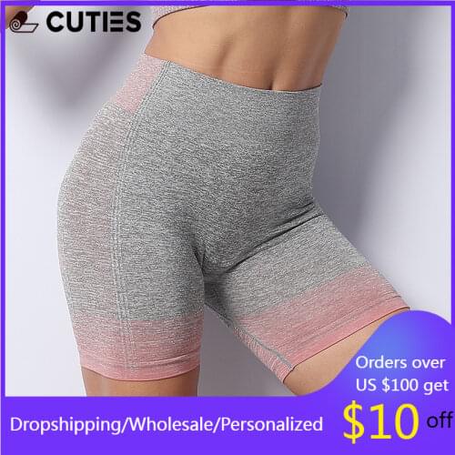 Yoga Shorts Women Sports Seamless Push Up Sportswear Fitness Joggings Workout Tight Bodybuilding High Waist Gym Short Leggings