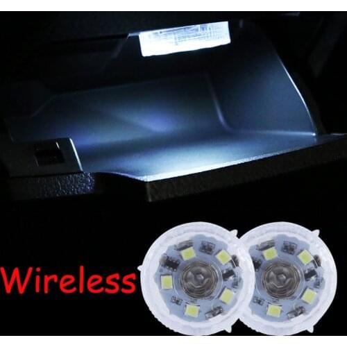 Led Car Mini Touch Switch Light Portable Night Reading Light Auto Wireless Ambient Lamp Car Roof Bulb Car Interior Light