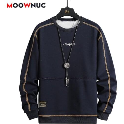 Hoodies For Men Pullover Hombre Casual Sportswear Male Sweatshirts Fashion Tracksuit Spring Autumn Printed Hip Hop MOOWNUC