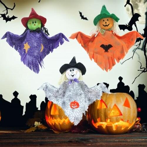 Halloween door hanger Ghost Hanging Decoration Bar KTV decor tree hanger Indoor/Outdoor Specter Party Hanging Garland Decoration