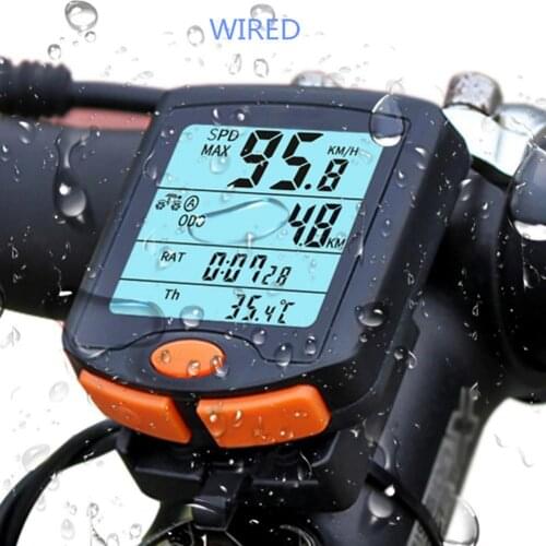 YT-813 Bike Speed Meter Digital Bike Computer Multifunction Waterproof Sports Sensors Bicycle Computer Speedometer