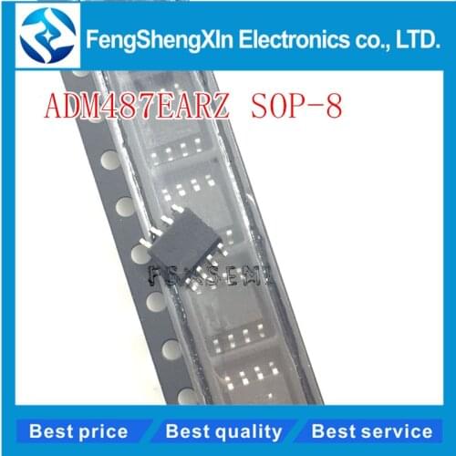 10pcs/lot ADM487EAR ADM487EARZ ADM487 ADM487E SOP-8 Transceivers IC