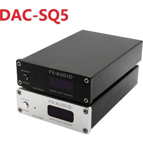 2020 NFJ&FX-Audio DAC-SQ5 Digital Audio Decoder Input USB/Coaxial/Optical PCM1794A+AK4113+VT1729USB DC12V/1A Remote Controller