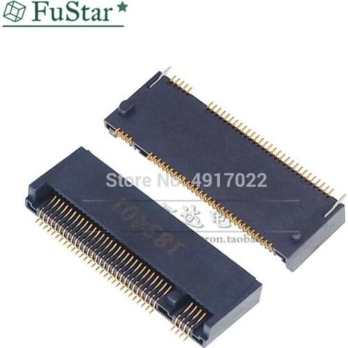5pcs M.2 Connector 67P M KEY NGFF interface socket SSD socket H=3.2 / 4.2 / 4.8 / 6.7 / 8.5 M.2 SSD Slot NGFF Socket Hot New