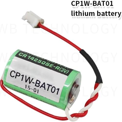 1pcs HOT NEW Omron CP1W-BAT01 CJ1W-BAT01 3v PLC battery With special plug CP1E with Plug Free Shipping