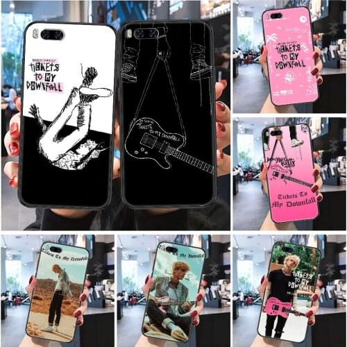 MGK Machine Gun kelly Phone case For Xiaomi Mi Max Note 3 A2 A3 8 9 9T 10 Lite Pro Ultra Frosted black fashion prime trend coque