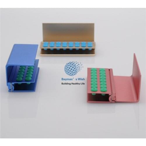 DENTAL FG Bur Tips Disinfection Autoclave 16 Holders Block Blocks -- 3 pcs