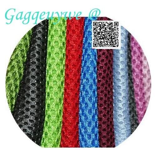 Gagqeuywe 1metres 50 colors sandwich mesh fabric elastic mesh cloth wide about 150cm thickness 2mm