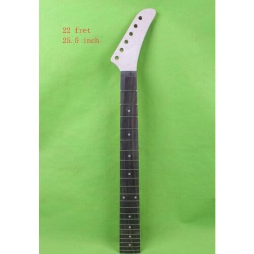 Banana Electric Guitar Neck 25.5 inch 22 fret maple rosewood Locking nut
