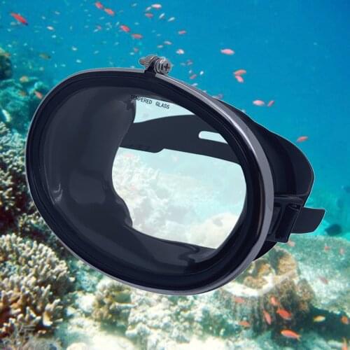 Adult Dive Mask Waterproof Anti-Fog Single Lens Underwater Glasses Goggles