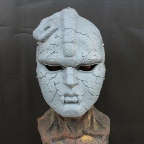 JoJo Bizarre Adventure Medicos Face Mask Scary Halloween Cosply Costume Party Props Decoration Comic Stone Ghost Resin Masks