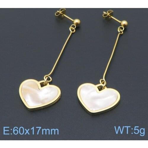 Fashion 3 Colors Stainless Steel Jewelry Stud Earrings For Woman & Girl Party Gift Free Shipping Joyas Store EBJZCFBC