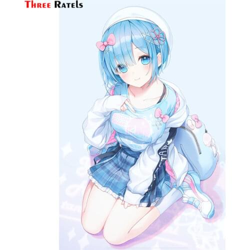 Three Ratels F371 Seikatsu Rem (re_zero) Stickers For Peugeot 207 Car Sticker Auto Accessories Anti Scratch Film vinyl Decal