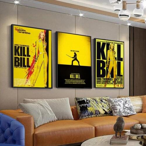 Wall Art Canvas Kill Bill Vol.1 Poster And Prints Canvas Painting Pictures On The Wall Classic Decorative Home Decor Obrazy