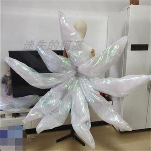 Anime Prop 2019 LOL Elderwood Ahri Tail Forest New Skin Nine-Tailed Fox Tails Shiny Gorgeous Cosplay Props A