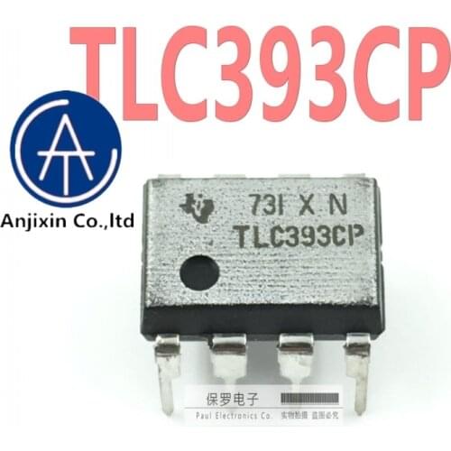 10pcs 100% orginal new real stock Comparator TLC393CP TLC393 DIP-8