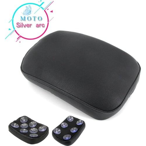 Motorcycle Rear Passenger Cushion 6 Suction Cups Pillion Pad Suction Seat For Harley Dyna Sportster Softail Touring XL 883 1200