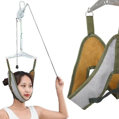 Cervical Traction Belt Neck Stretcher Band Vertebrae Recovery Neck Stretch Neck Massage For Adults Children Health Care Relax