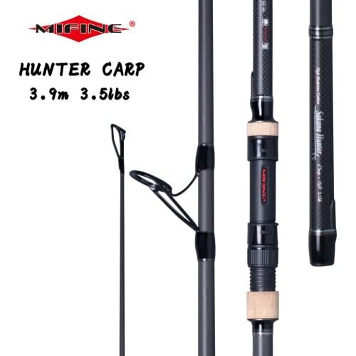 MIFINE 3.5lb Hunter CARP Fishing Rod 3.9m High Carbon Hard Power Surf Spinning Hard Throwing Shot To About 150M