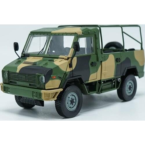 1:24 Diecast Model for NAVECO IVECO NJ2046 ARMY Truck (Camouflage) Alloy Toy Car Miniature Collection Gifts Van