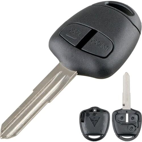 2 Button Key Case Car Remote Key Shell Case with MIT8 Blade Fit for Mitsubishi Grandis Outlander Lancer IV V VI VII VIII IX CT9A