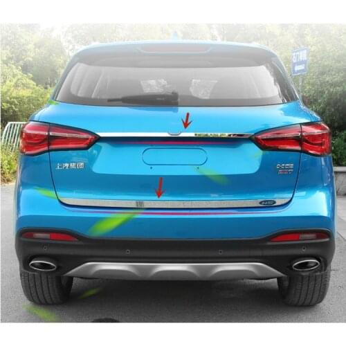 For MG HS 2018-2020 High-quality stainless steel Rear trunk door Decorative strip Tailgate Decorative strip Car styling