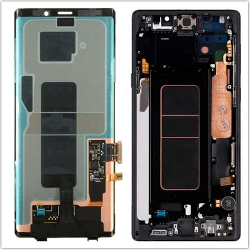 With dot ORIGINAL AMOLED 6.4'' Note 9 LCD no frame for SAMSUNG GALAXY Note9 Lcd N960D N960F Display Touch Screen Parts