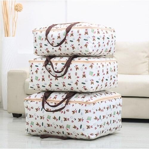 Home Wardrobe Closet Organizer Storage Bag Zip lock Travel Luggage Clothes Quilt Finishing Bags Portable Packaging Waterproof