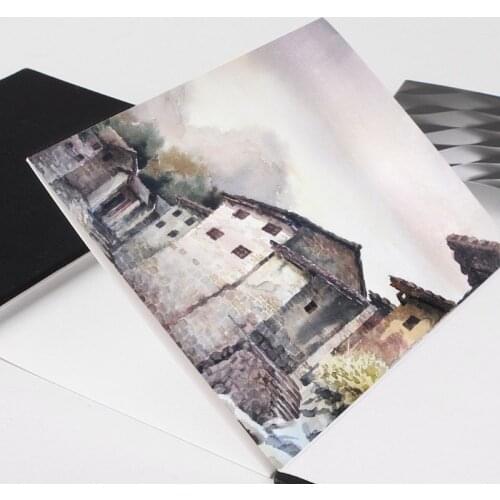 C90C 300gsm Watercolor Pad Handbook Sketch Paper Notebook for Drawing Record Artist Supplies