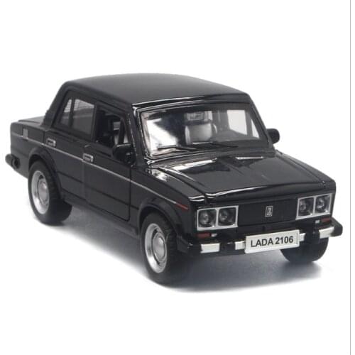 1:32 Russian fugurada car lada alloy model sound light return door model car toy alloy car childrens birthday gift