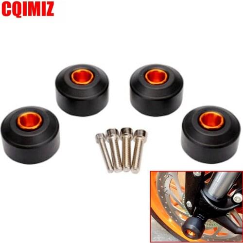 Motocross Front & Rear Fork Wheel Frame Slider Crash Protector For KTM Duke 125 200 390 2011-2015
