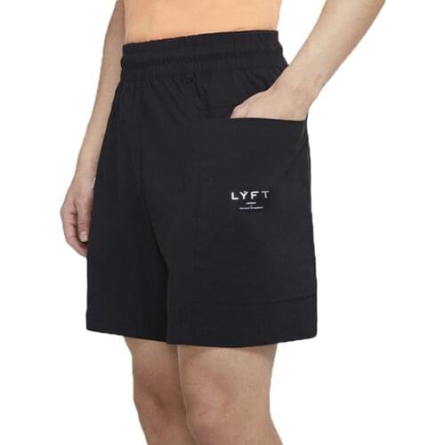 Men Shorts Thin 2021 New Summer Fashion Casual Drawstring Jogging Zipper Pocket Male Shorts Large Size Loose Sports Pants Black