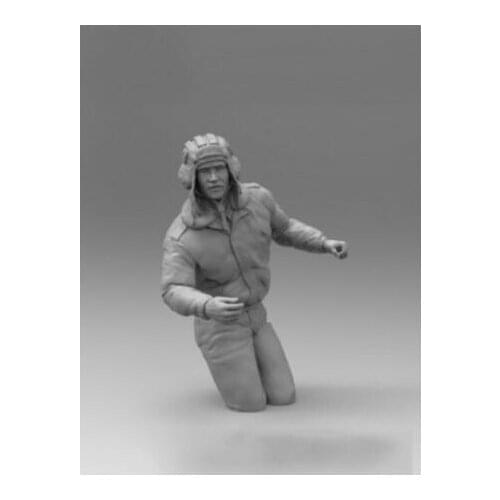New Unassembled 1/16 Soviet T-72 soldier winter Resin Figure Unpainted Model Kit