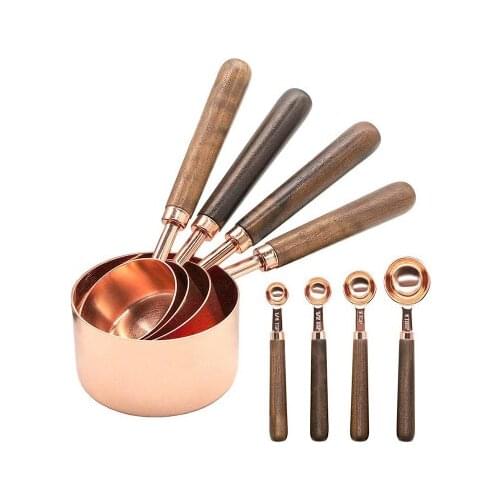 Measuring Cups Premium Stackable Kitchen Measuring Spoon Set Stainless Steel Measuring Cups and Spoons Set