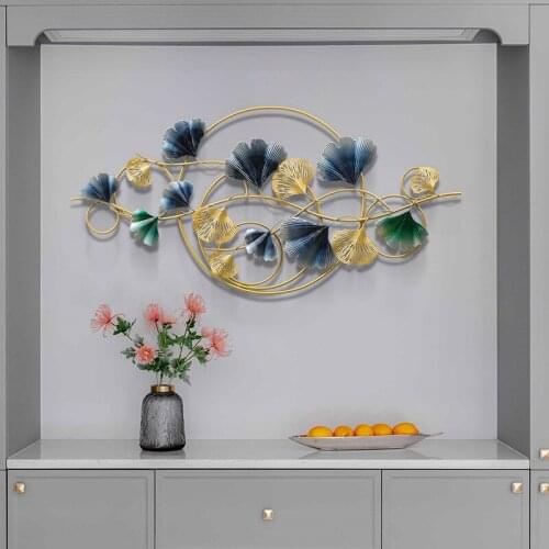 Modern Luxurious Living Room Sofa Background Wall Hanging Hotel Restaurant Iron Ornament Home Decoration Wall