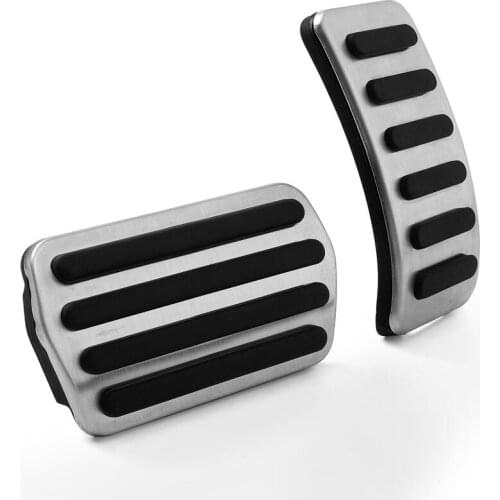 TTCR-II No Drill Fashion Refit Pedals For Volvo XC40 2018 2019 Stainless Steel Gas Fuel Brake Footrest Pedal Pad AT/MT Car Cover