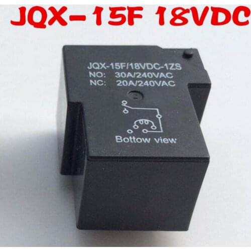 1PC JQX-15F/18VDC-1ZS 5 Pins High Power Relay 0.9W 30A/240VAC Electromagnetic Relay