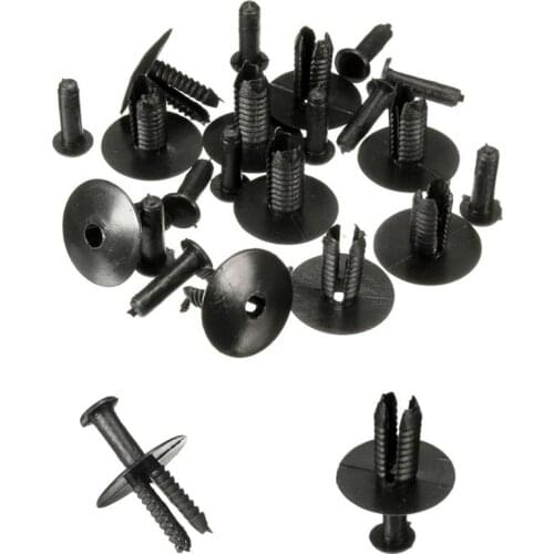 500 x Brand New Black Nylon Fastener Bumper Rivet Retainer Trim Clips Fit For BMW 51118174185 1997-2008 2009 2010 2011