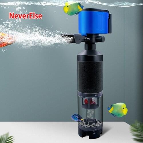 Aquarium filter pump submersible filter multifunctional 5 in 1 Aquarium Filter Water Pump 110V 220V Air Increase Remove Cleaner
